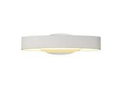 Heartland Wall Lamp, 1 x 6W LED, 3000K, 480lm, 3yrs Warranty - White & Polished Chrome Finish IP20