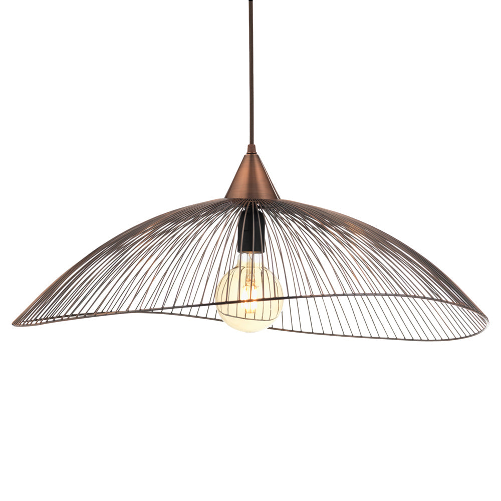Helios 1Lt Single Pendant  - Black/Copper/Gold - Small/Medium