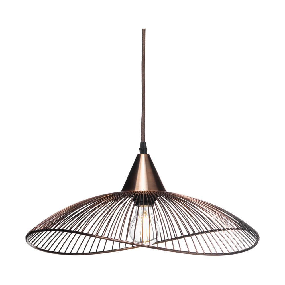 Helios 1Lt Single Pendant  - Black/Copper/Gold - Small/Medium