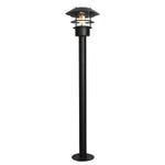 Helsingor Bollard Lantern – Black Finish