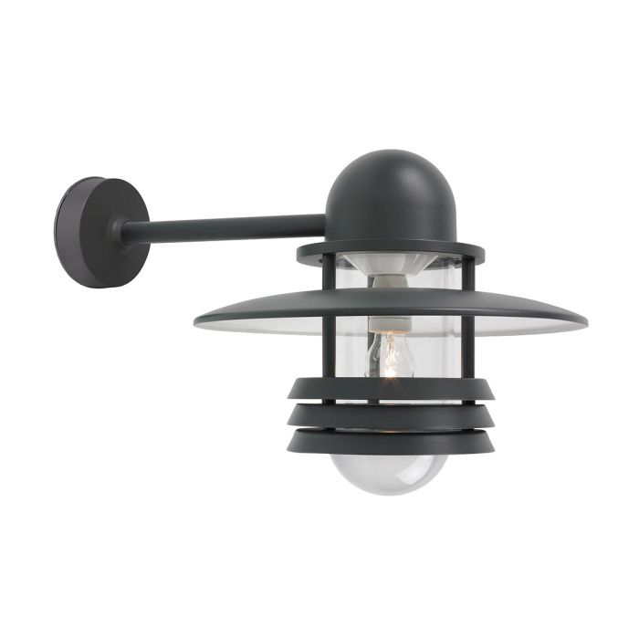 Helsinki Large 1 Light Wall Light - Graphite