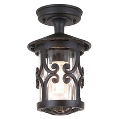Hereford Porch Lantern Style A – Black Finish