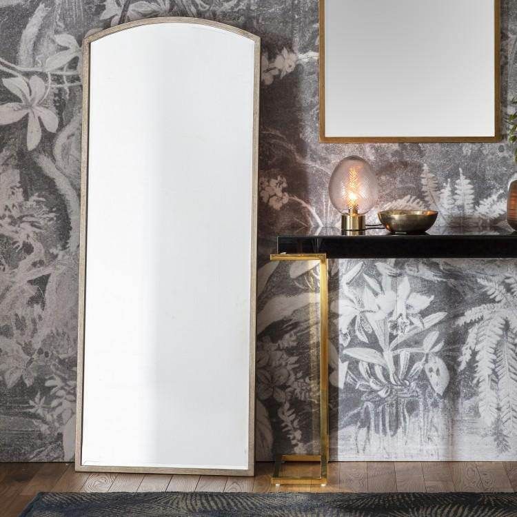 Higgins Arch Mirror Black/ Antique Silver/ Gold