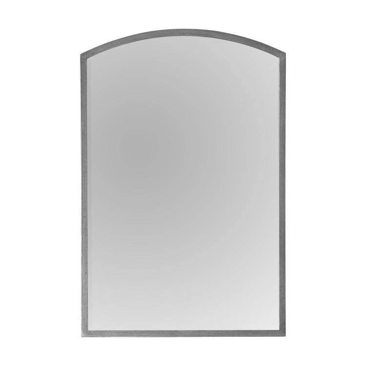 Higgins Arch Mirror Antique Silver W600 x D20 x H900mm - Cusack Lighting
