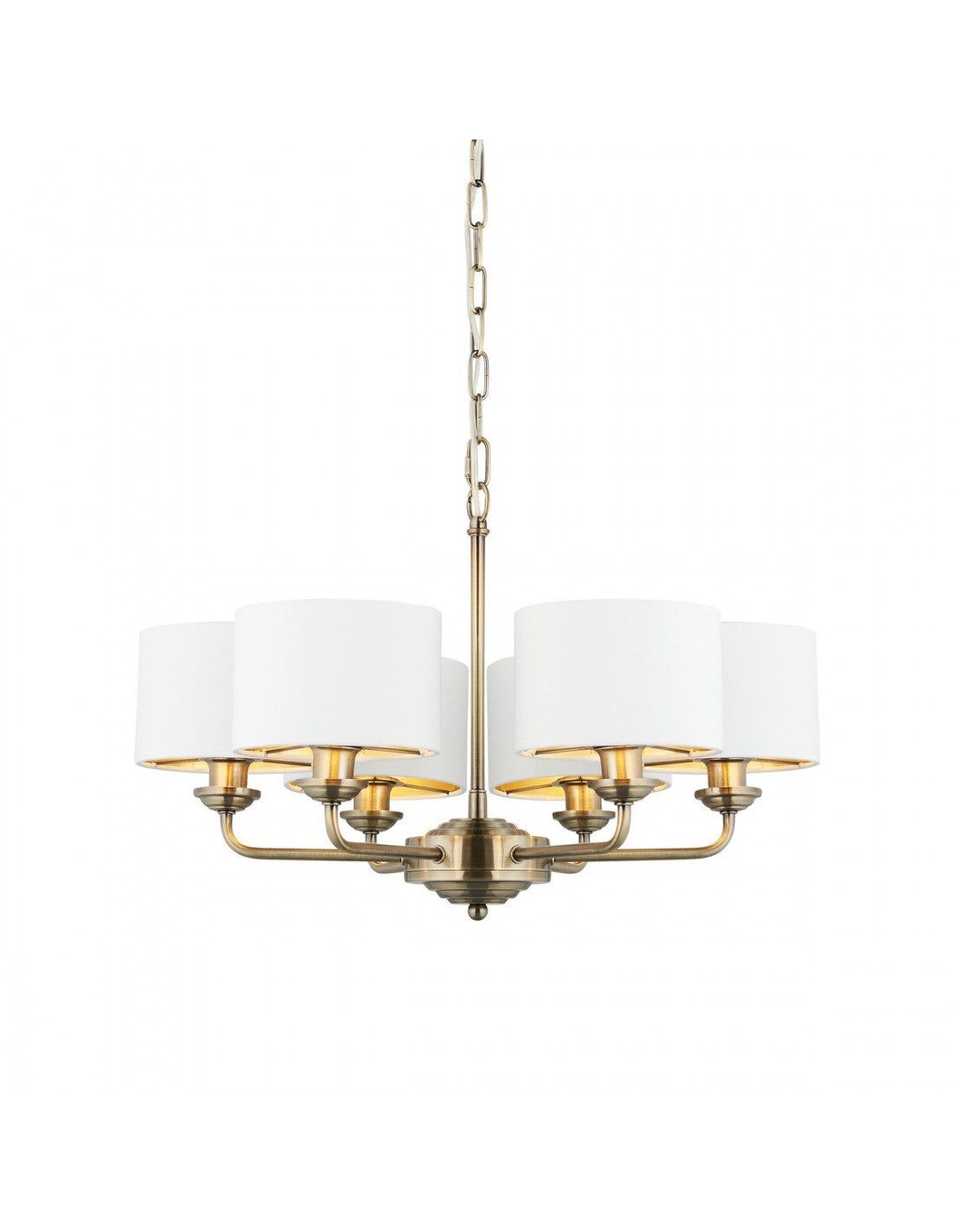 Westbury 6Lt Pendant Chandelier - Various Finishes