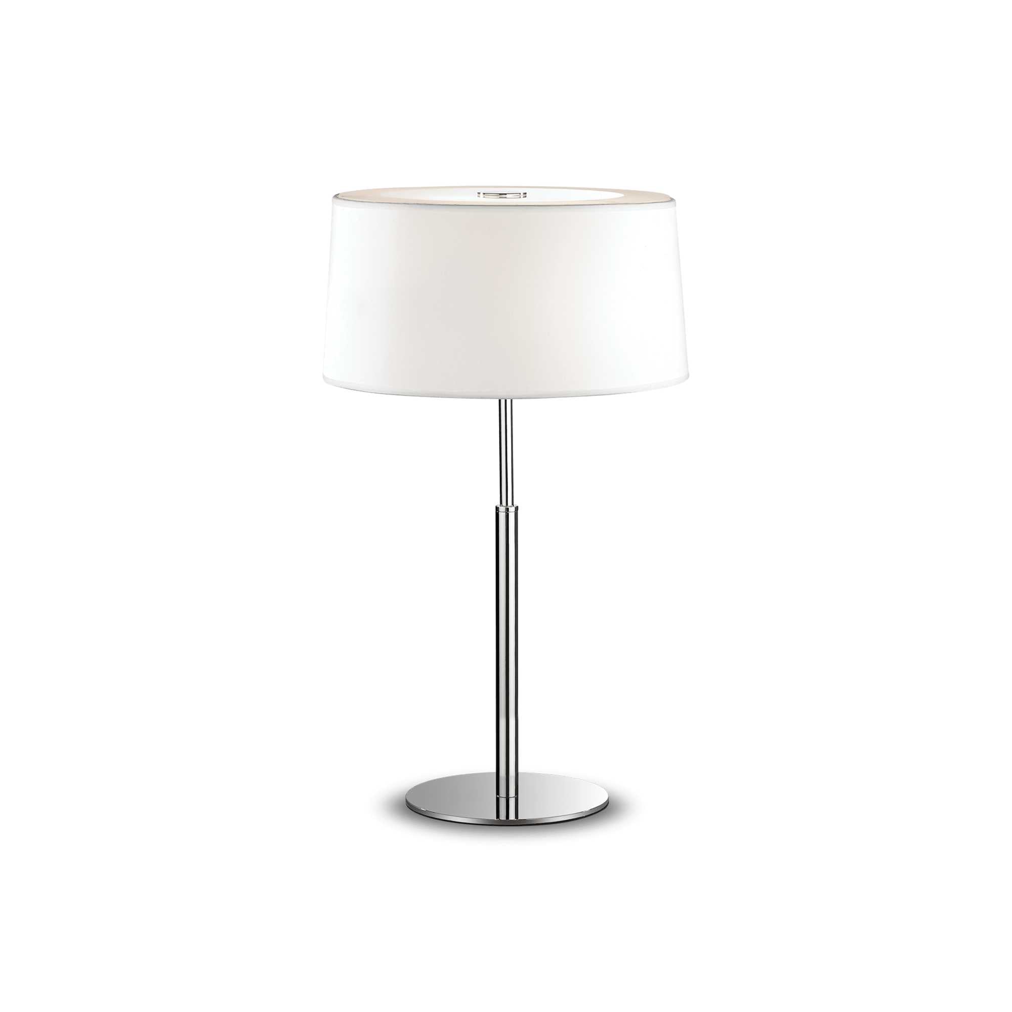 Hilton Table Lamp - 1/2Lt White Finish - Cusack Lighting