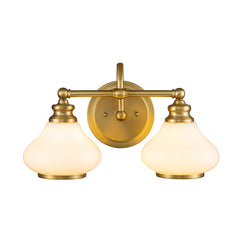 Ainsley 1/2/3 Light Wall Light Polished Chrome/Brushed Brass Finish