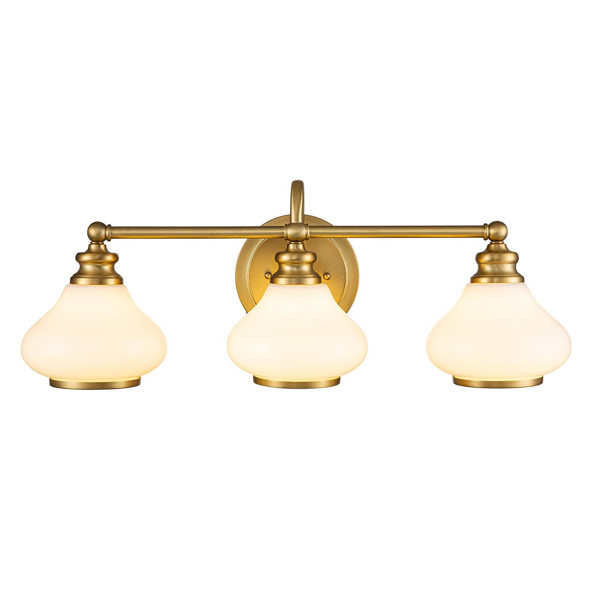 Ainsley 1/2/3 Light Wall Light Polished Chrome/Brushed Brass Finish