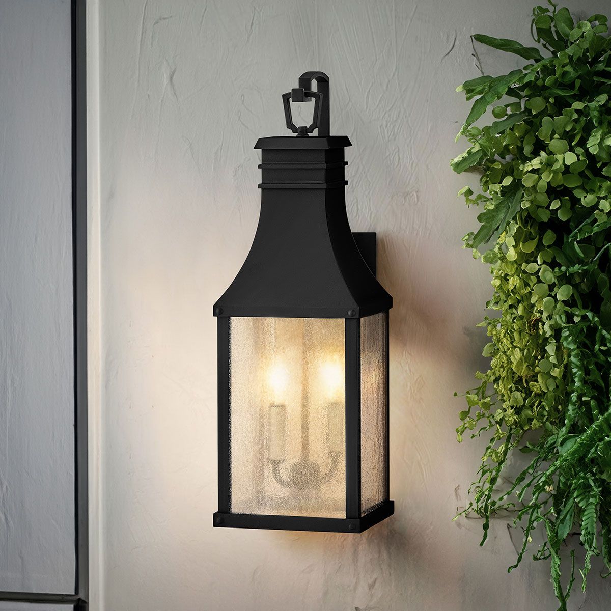 Beacon Hill 1/2lt Small/Medium Outdoor Wall Lantern - Museum Black E27 IP44