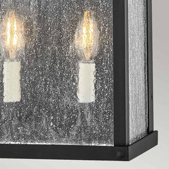 Beacon Hill 2lt Half Outdoor Wall Lantern - Museum Black E14 IP44