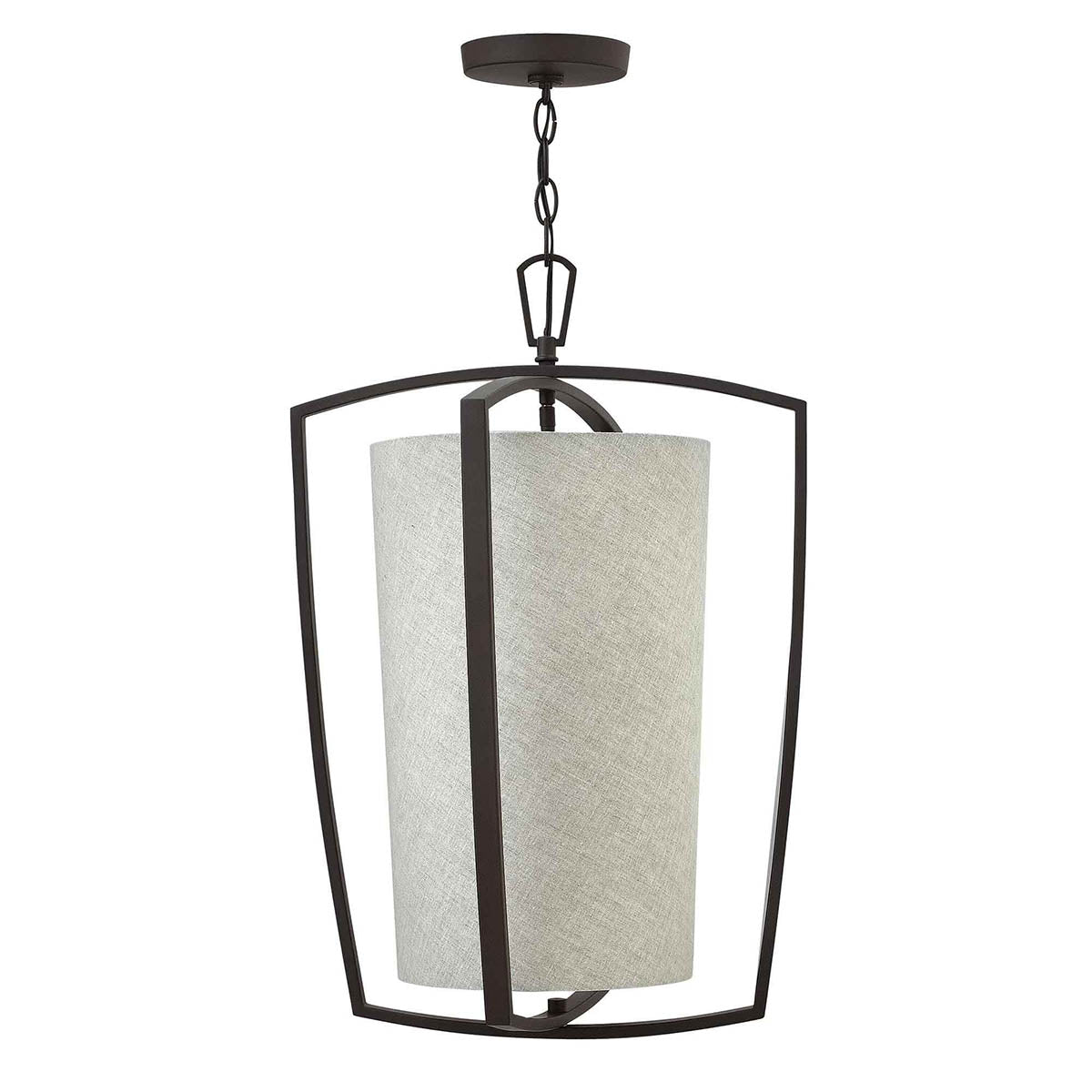 Blakely 3 Light Large Pendant - Brushed Nickel/ Buckeye Bronze E14