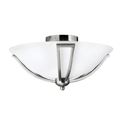 Bolla 2 Light Flush - Brushed Nickel E27