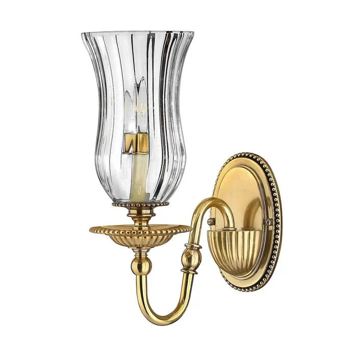 Cambridge 1/2 Light Wall Light - Burnished Brass