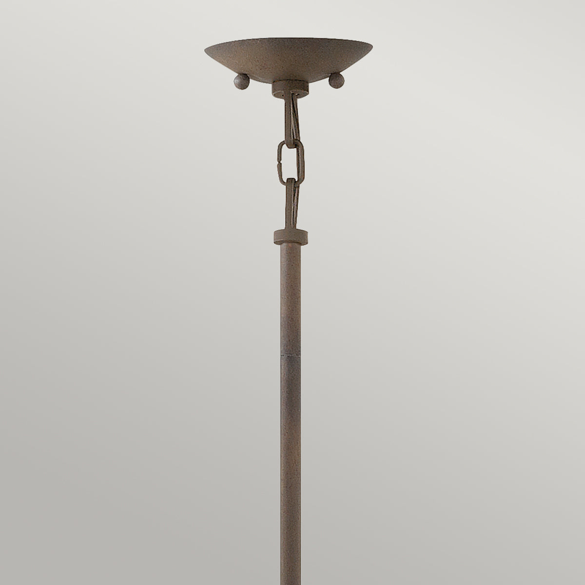 Carson 1Lt Outdoor Chandelier – Vintage Iron Finish