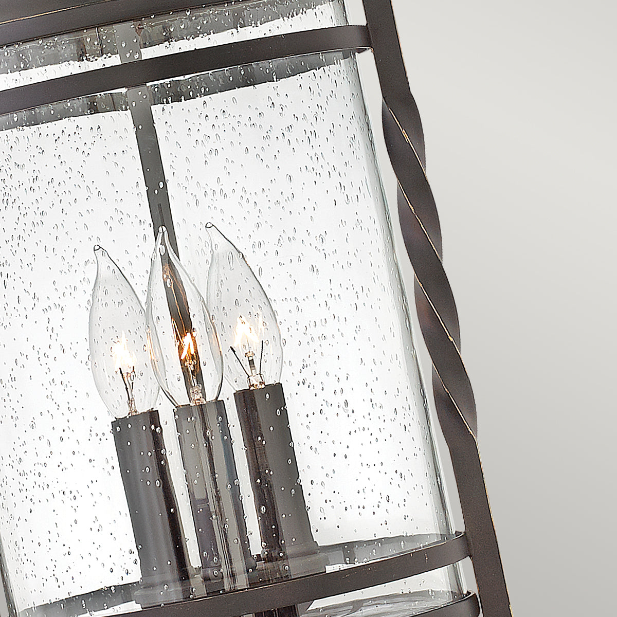 Casa 3 Light Chain Lantern – Olde Black Finish