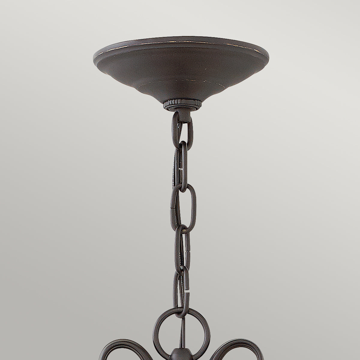 Casa 3 Light Chain Lantern – Olde Black Finish