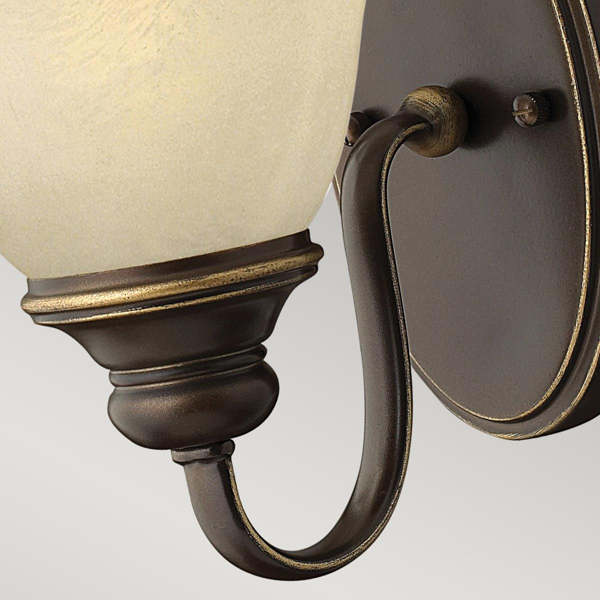 Cello 1 Light Wall Light - Antique Bronze IP20 E27