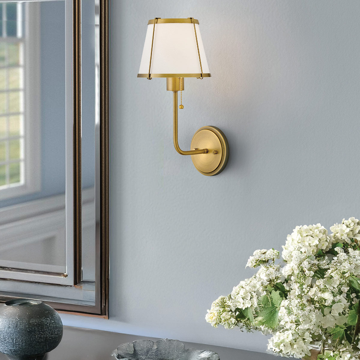 Hinkley Clarke 1 lt Wall Light with Pull switch - E27