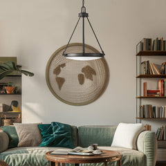 Collier 4 Light Pendant - Black Oxide E14