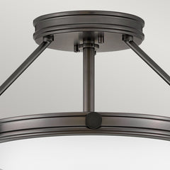 Collier Semi-Flush - Black Oxide E14