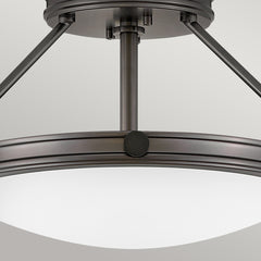Collier Semi-Flush - Black Oxide E14