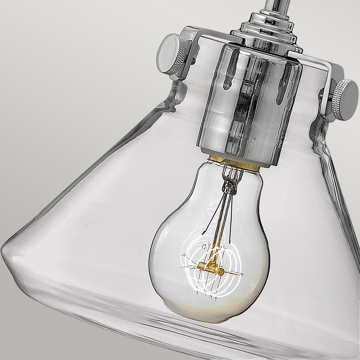 Congress 1 Light Wall Light With Various Styles - Brushed Caramel/Chrome IP20 E27