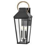 Hinkley Dawson 1 lt Outdoor Large Wall Lantern - Black with Burnished Bronze accent IP44 E14