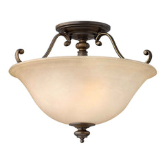 Dunhill 2 Light Semi-Flush - Royal Bronze E27