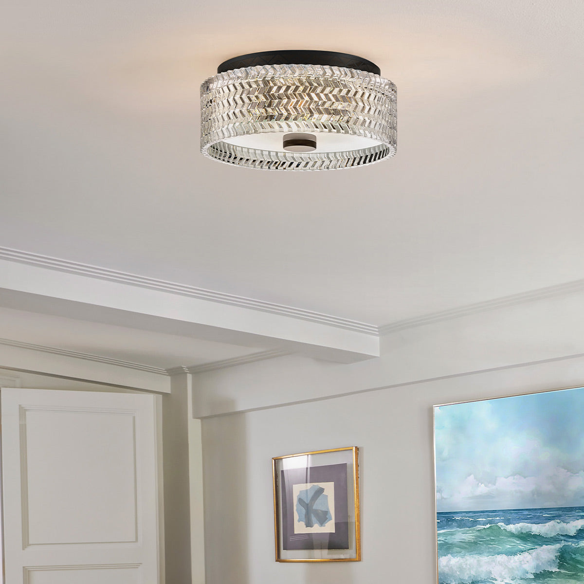 Hinkley Elle 2 lt Small Flush -E27