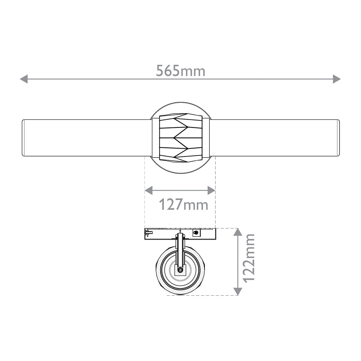 Hinkley Ellison 2 lt Wall Light - IP44 E27