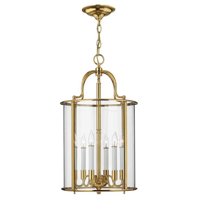 Gentry 3/4/6 Light Pendant- Nickel/ Silver/ Brass