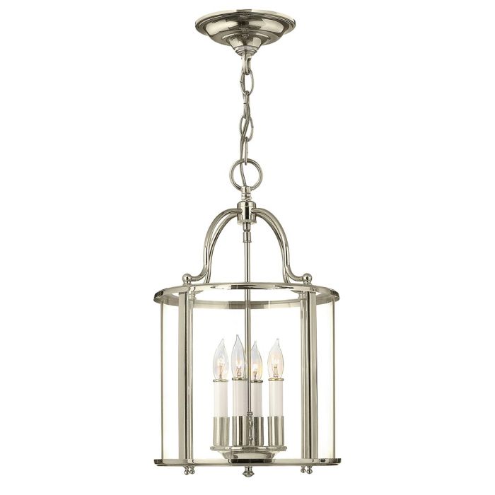 Gentry 3/4/6 Light Pendant- Nickel/ Silver/ Brass