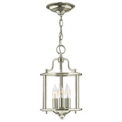 Gentry 3/4/6 Light Pendant- Nickel/ Silver/ Brass