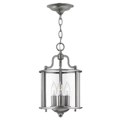 Gentry 3/4/6 Light Pendant- Nickel/ Silver/ Brass