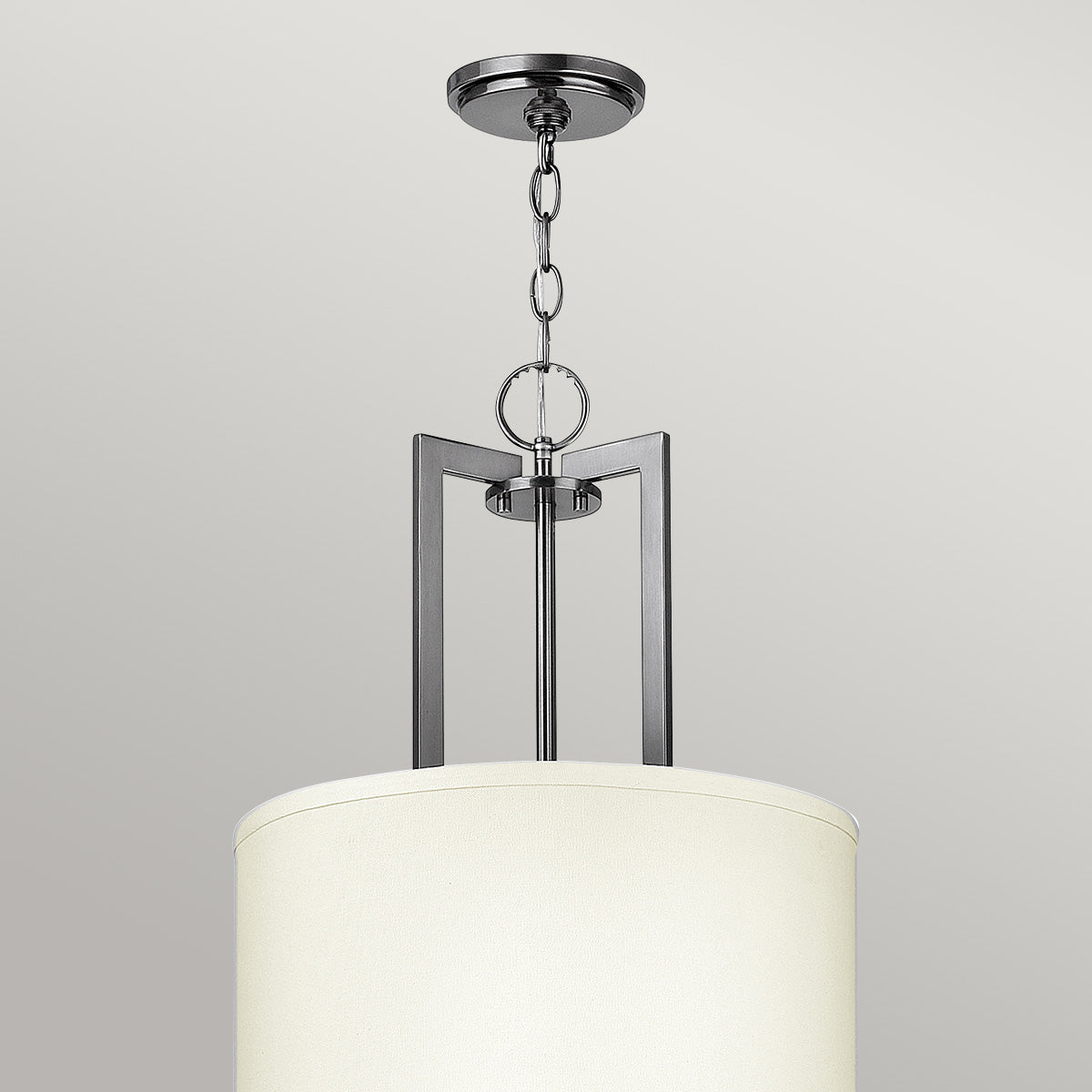 Hampton 3 Light Pendant - Antique Nickel E27