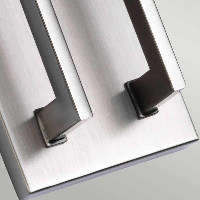 Hampton 2 Light Wall Light  - Brushed Brass/ Antique Nickel