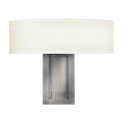Hampton 2 Light Wall Light  - Brushed Brass/ Antique Nickel