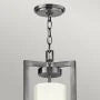 4 lt Hampton Chandelier - Brushed Brass/ Antique Nickel
