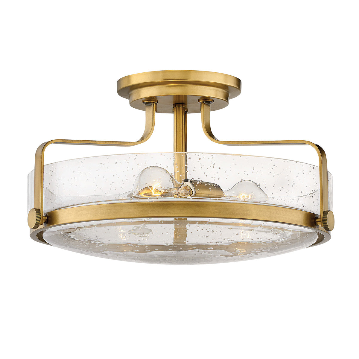 Harper 3 Light Small/Large Semi-Flush - In Various Finishes E27
