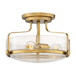 Harper 3 Light Small/Large Semi-Flush - In Various Finishes E27
