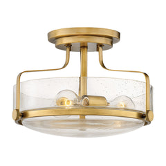 Harper 3 Light Small/Large Semi-Flush - In Various Finishes E27