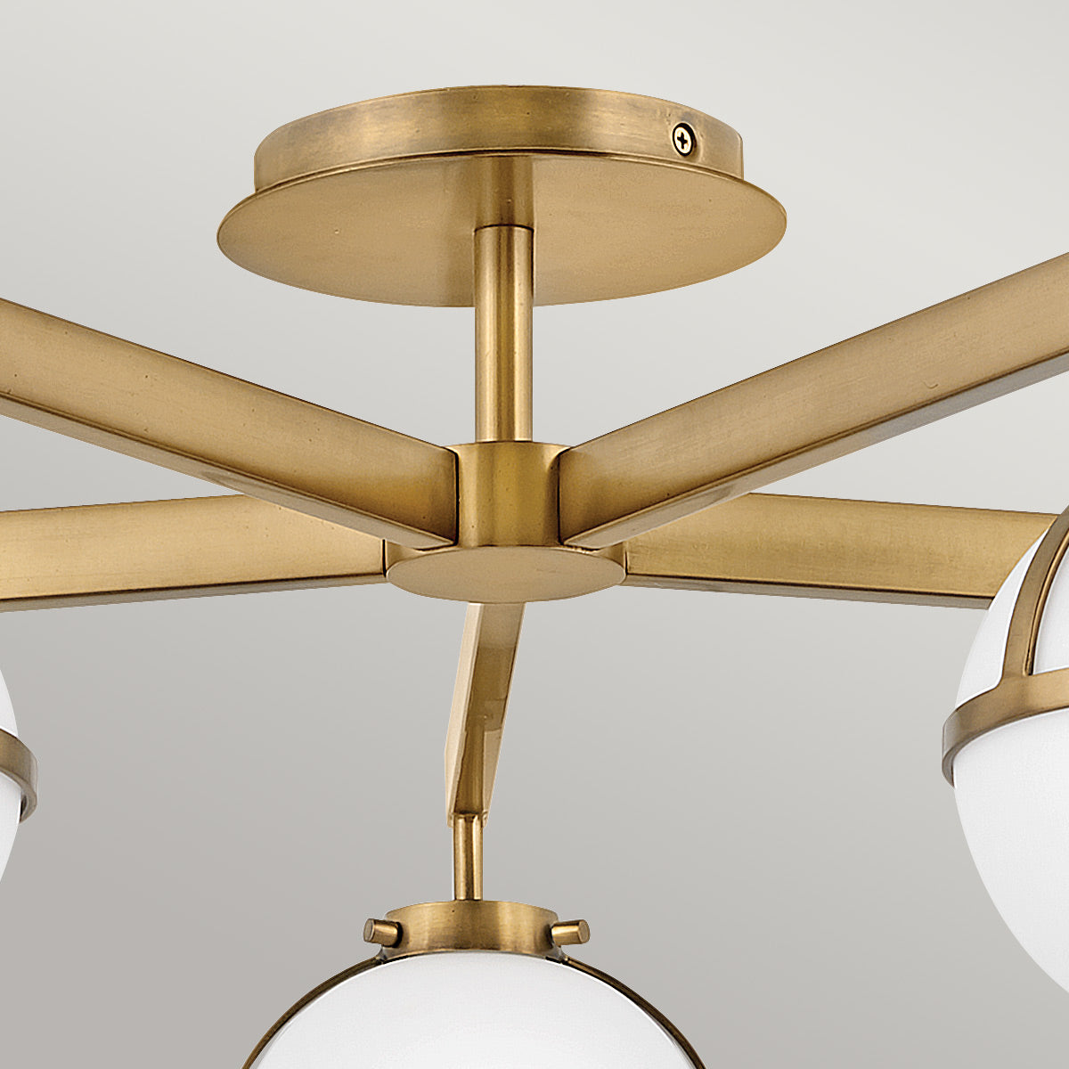 Hollis 5 Light Semi-Flush - In Various Finishes E14 IP44