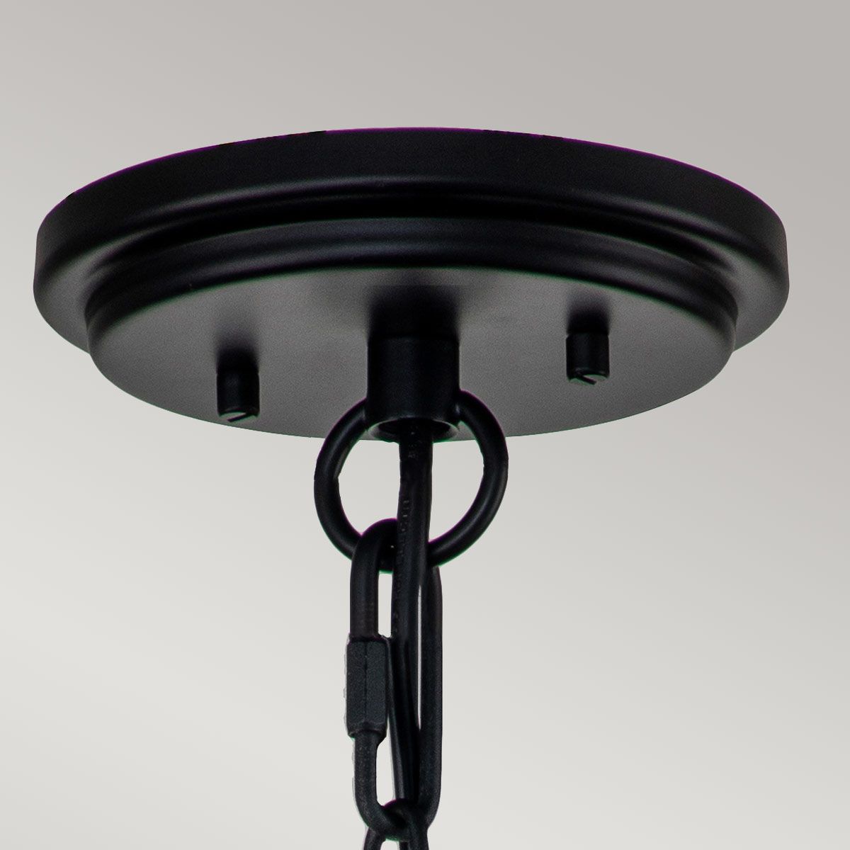Huntersfield 1/3Lt Chain Lantern - Black IP44 E27