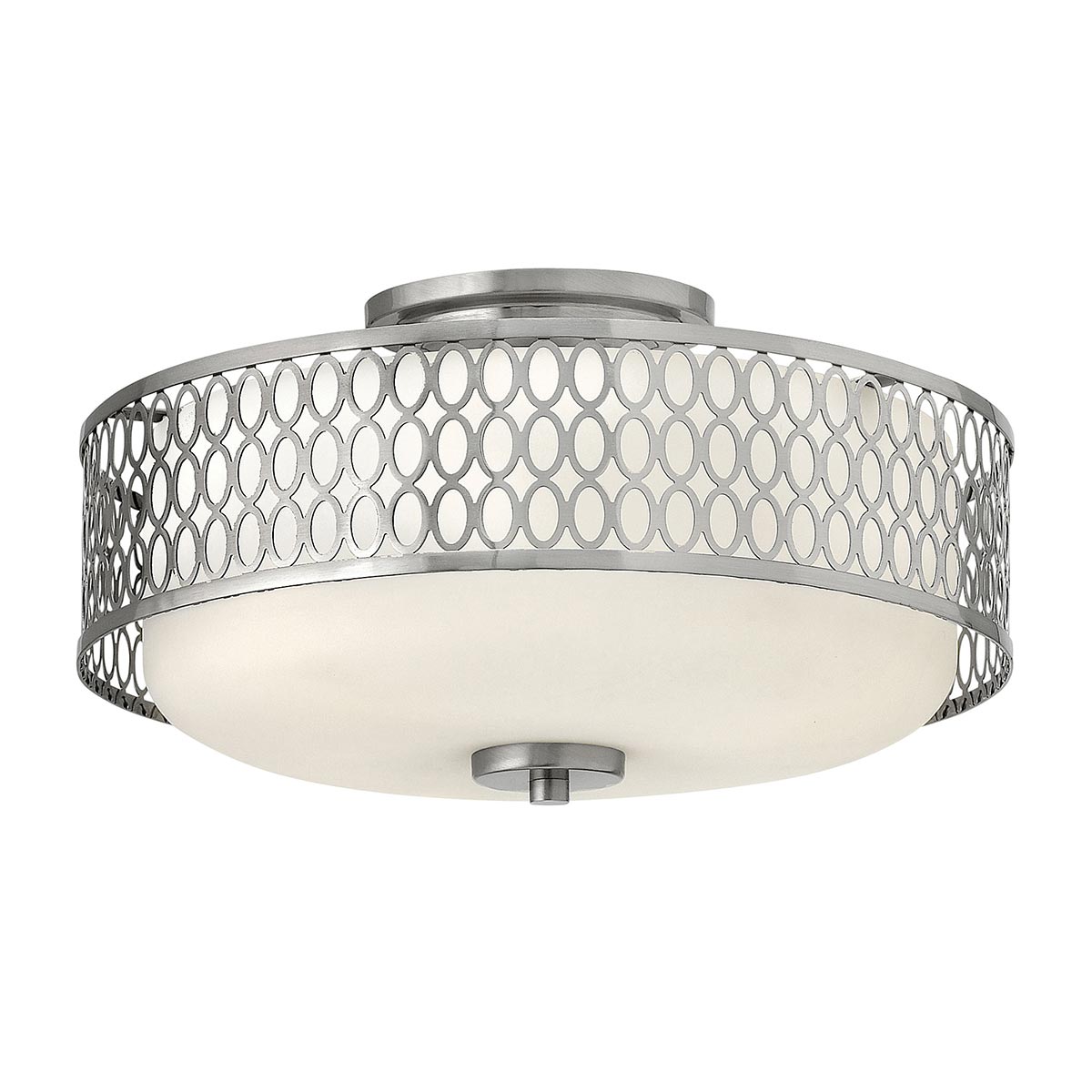 Jules 3 Light Flush - Brushed Nickel E27