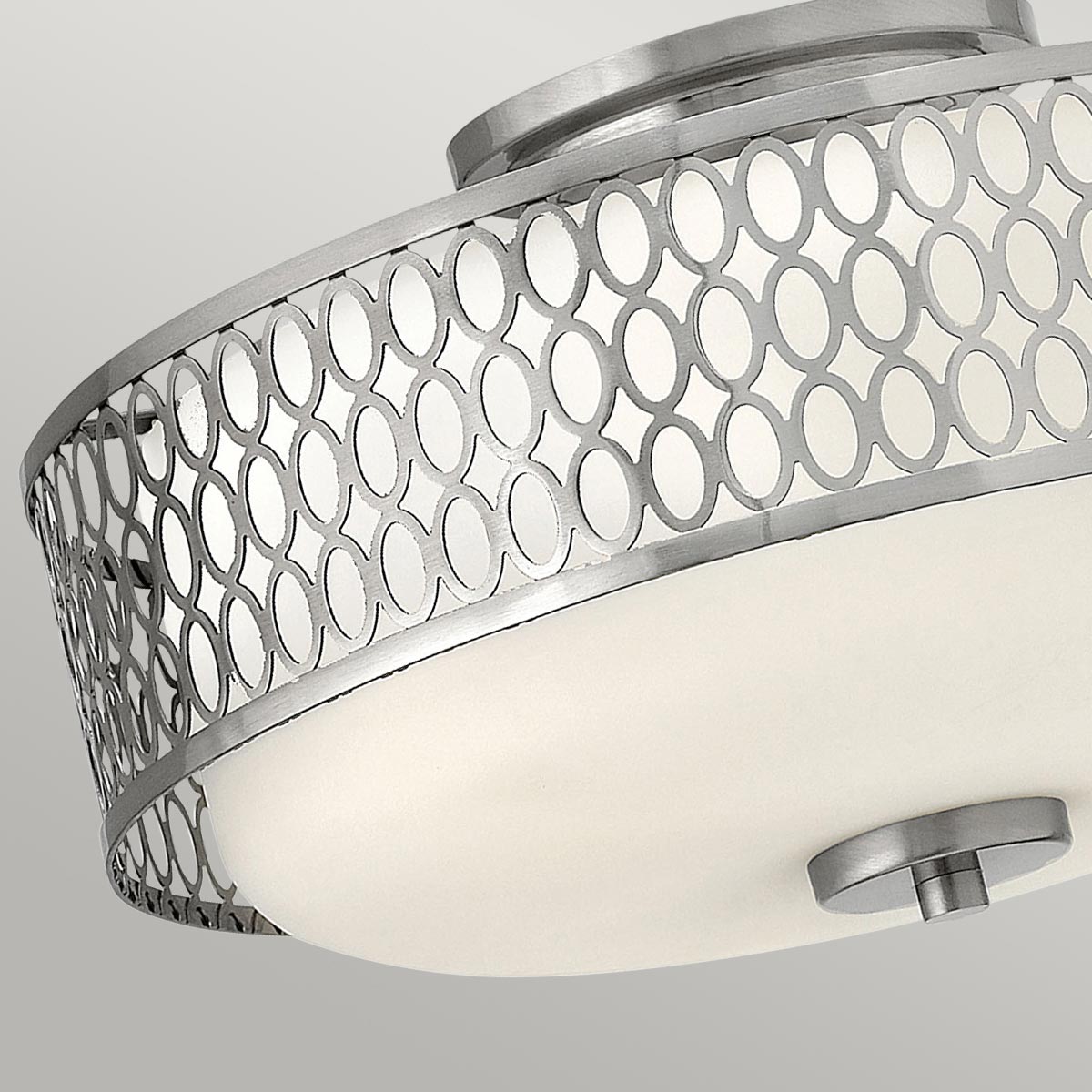 Jules 3 Light Flush - Brushed Nickel E27