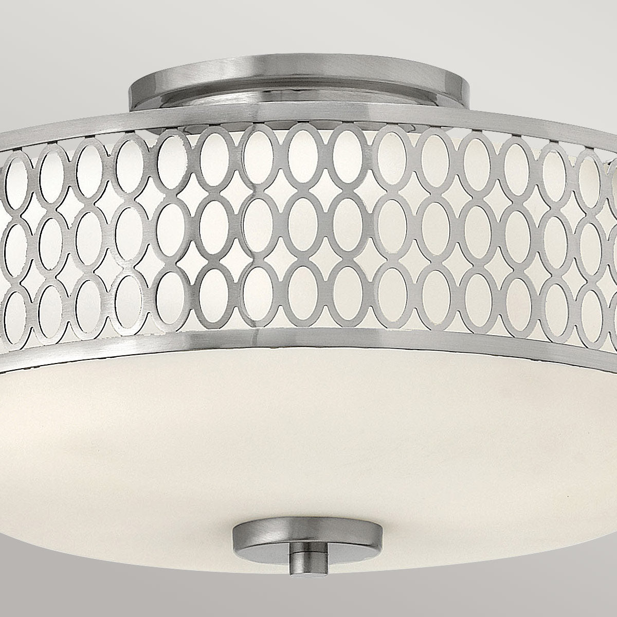 Jules 3 Light Flush - Brushed Nickel E27