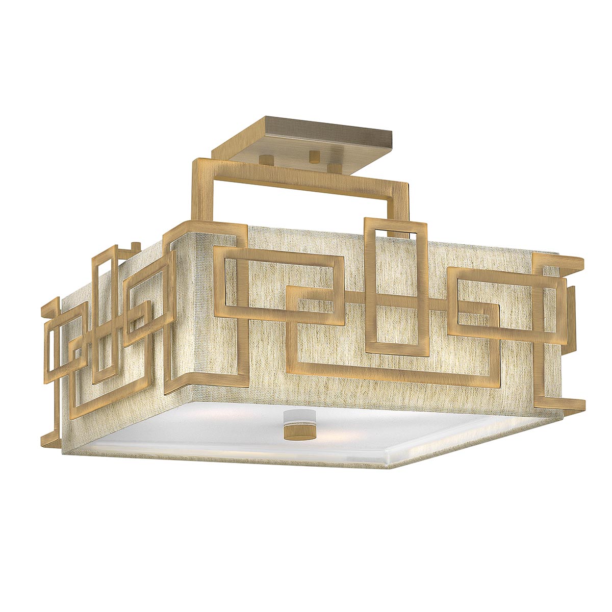 Lanza 3 Light Semi-Flush Various Finishes E27