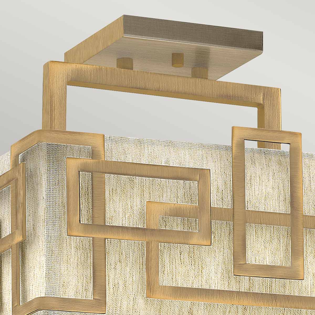 Lanza 3 Light Semi-Flush Various Finishes E27