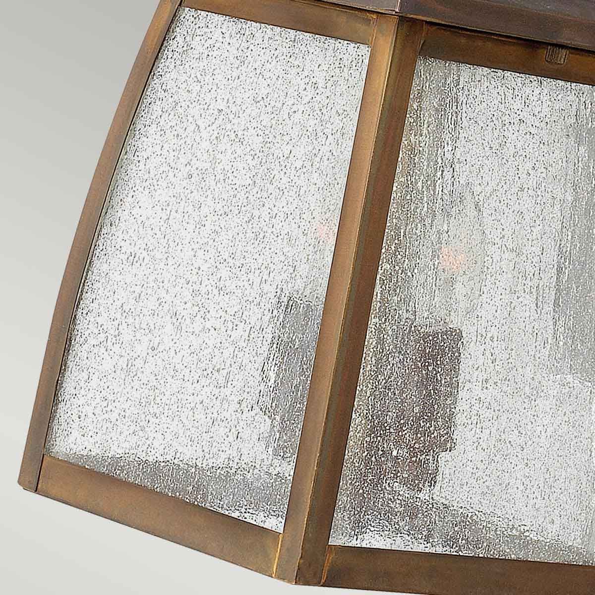 Montauk 2 Light Small Outdoor Wall Lantern - Sienna E14 IP44