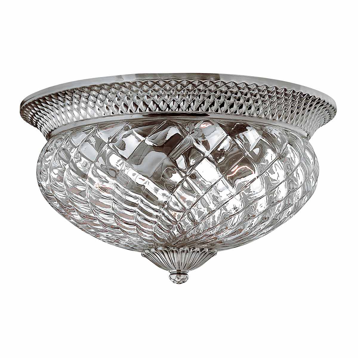 Plantation 2/3Lt Light Flush - Various Finishes E27